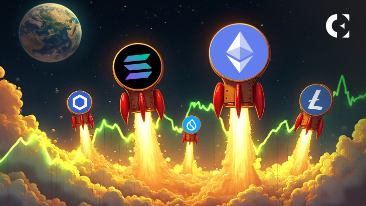山寨币强势涨幅：ETH、SOL、LINK、SUI 和 LTC 带动市场反弹